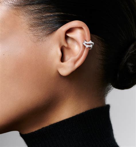 dior ear cuff|Bois de Rose Ear Cuff White Gold and Diamonds .